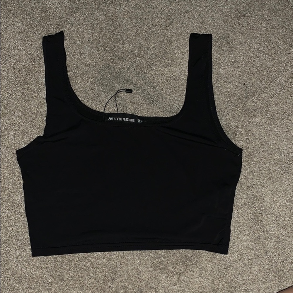 Black crop top